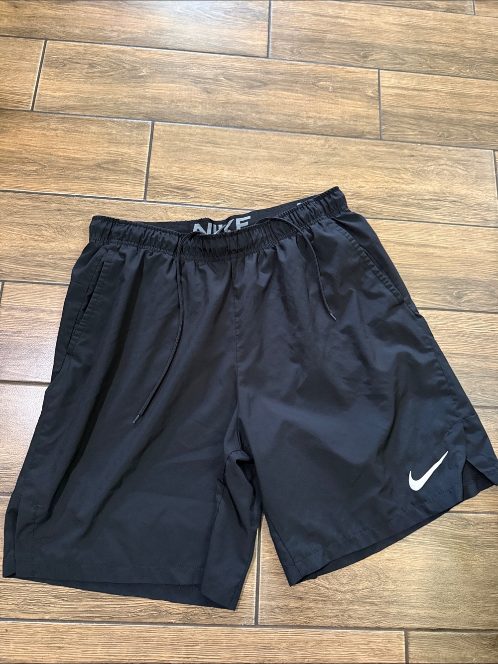 Nike Dri Fit Men’s Black Athletic Shorts with Swoosh XL